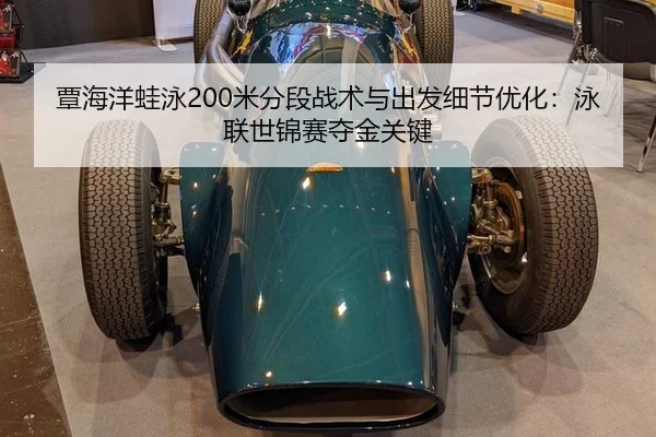 覃海洋蛙泳200米分段战术与出发细节优化：泳联世锦赛夺金关键